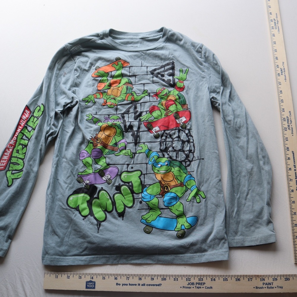 Nickelodeon Teenage Mutant Ninja Turtles Boys XL Long Sleeve Shirt #127 RuvieT